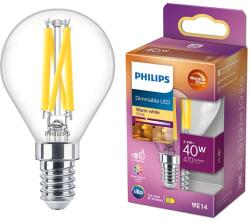 Philips Classic P45 vintage LED izzó, dimmelhető, E14, 3, 4W (40W), 470 lm, meleg fény (2200-2700K)