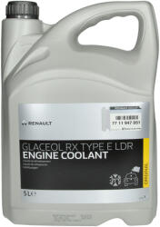 Renault Antigel Original Renault Glaceol RX Type E, 5 Litri, Gata Preparat (-21 C), Culoare Verde, Cod OEM 7711947051 (7711947051)