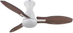 GLOBO Gale mennyezeti lámpaventilátor 1x22 W fehér-fa 03671W