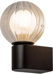 Rábalux Colzar oldalfali lámpa 1x3.5 W fekete-átlátszó 75021