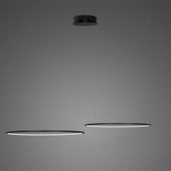 Altavola Design Ledowe Okręgi függőlámpa 2x38 W fekete LA074/CO2_60_in_3k_BLACK