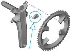 SHIMANO Hajtókarhoz Fc-r9200-p Top Cover