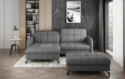 ELTAP Sarok lorelle + pouf lounge ülőgarnitúra szett, szürke - smartbutor - 564 200 Ft