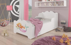 ADRK Ágy matraccal és fiókkal XIMENA MERMAID WITH A STAR 160x80, Fehér - smartbutor
