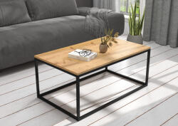 ADRK NARISA 100x60 kávéasztal, Fekete, Artisan - smartbutor