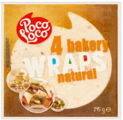 Poco Loco lágy tortilla búzalisztből 245g - hogymi