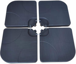 AKORD UB50X50 HDPE Napernyőtalp Fekete (AKO-PODPARAUB50X50)