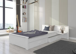 ADRK Ágy matraccal ALDEX SHELF 200x90, Fehér - smartbutor