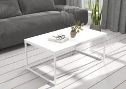 ADRK NARISA 100x60 kávéasztal, Fehér, Fehér - smartbutor