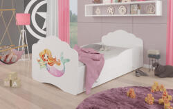 ADRK Ágy matraccal és fiókkal CASIMO MERMAID WITH A STAR 160x80, Fehér - smartbutor