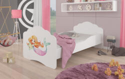 ADRK Ágy matraccal CASIMO MERMAID WITH A STAR 160x80, Fehér - smartbutor