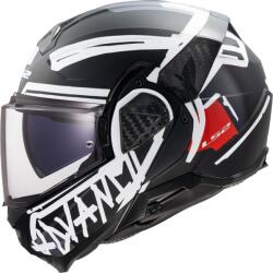 LS2 Cască de motocicletă pliabilă LS2 FF910 Advant II Tape neagră (LS569102211-MASTER)