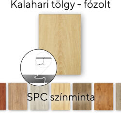 Leziter Kalahari tölgy Vinyl SPC fózolt padló minta/db (KAT-F-MINT) - snaigeshop