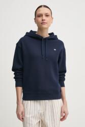 Tommy Hilfiger pamut melegítőfelső sötétkék, női, sima, kapucnis, WW0WW45979 - sötétkék M