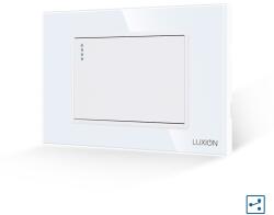 Luxion Intrerupator Simplu Cap Scara Mecanic LUXION cu Rama din Sticla, Standard Italian, 3M