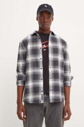 Tommy Hilfiger pamut ing férfi, galléros, szürke, regular, DM0DM19651 - szürke S