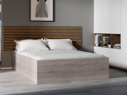 BELLA ágy 140x200 cm, szarvasgomba tölgy Ágyrács: Léces ágyrács, Matrac: Coco Maxi 20 cm matrac
