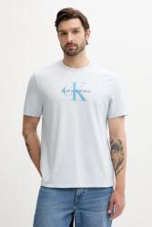 Calvin Klein Jeans t-shirt nyomott mintás, LV04RB862G - kék XL