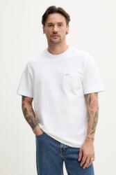 Guess Jeans pamut póló fehér, férfi, sima, M5RI74 K8FQ4 - fehér XL