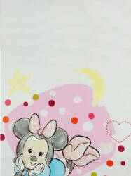  Pamut babatakaró 75x75cm Minnie egér mintával fehér - babastar