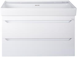 TMP SHARP 100 fali fürdőszobabútor - CeraStyle SHARP - 37600 DUPLA csaplyukas mosdóval - 100 x 48 cm (40086737600) - moretti