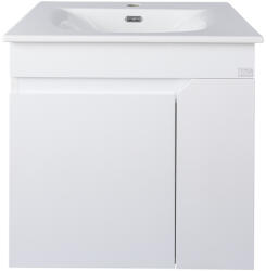 TMP cabinets VISION 60 fali függesztett fürdőszobai bútor - SKY E-8099-60 porcelán mosdóval - 61 x 46 cm (83401170) - butortrendelek