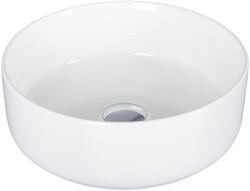 Eros SIMPLE 8 - PULTRA ültethető - Top Counter - porcelán mosdó - MATT FEHÉR - 36 x 36 x 13 cm (82MB6259) - moretti
