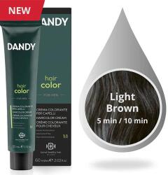 Lisap Dandy Hair Color For Men - Ammóniamentes hajfesték - 5 (Világosbarna) (101845005)