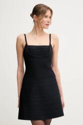 Herve Leger ruha Milly sötétkék, mini, harang alakú, HLT8499590 - sötétkék L