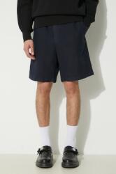 Norse Projects vászonkeverék rövidnadrág Ezra Relaxed Cotton sötétkék, N35.0614. 7004 - sötétkék M
