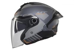 MT Helmets MT COSMO SV A0 matt fekete/szürke nyitott bukósisak