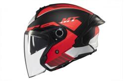 MT Helmets MT COSMO SV A0 matt fekete/piros nyitott bukósisak