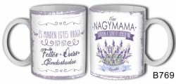 Nevesajándék Bögre 3 dl - Egy nagymama szívében - Mamáknak ajándék (B769)