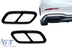KITT Kipufogóvég Keretek Mercedes C osztály W206 S206 Sport Line (2021-től) modellekhez, fényes fekete (MTMBW206)