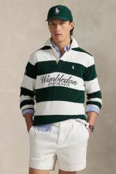 Ralph Lauren pamut hosszúujjú zöld, mintás, 710970489 - zöld L