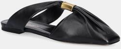 Giorgio Armani bőr papucs fekete, női, X3R036 XF271 00002 - fekete Női 36