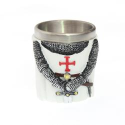 Tole 10 Imperial Pahar Shot Templar Medieval 5.7cm 50ml decorat 360grade Tole 10 Imperial 39631