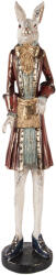 Clayre & Eef Figurina Iepuras polirasina multicolora 12x12x53 cm (5PR0161)