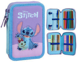 Javoli Disney Lilo és Stitch, A csillagkutya Scrump tolltartó töltött 2 emeletes (CEP2700001707)