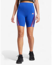 Adidas Sportswear Future Icons 3-Stripes Biker Shorts Blue - magazinko