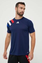 adidas Performance edzős póló Fortore 23 sötétkék, mintás - sötétkék L