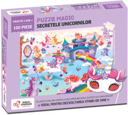 Chalk and Chuckles Puzzle magic - Secretele unicornilor (100 piese) PlayLearn Toys Puzzle