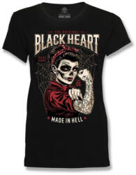 Black heart Дамска тениска BLACK HEART - LINDA - Black - 19205