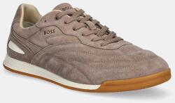 BOSS velúr sportcipő Titanium SL barna, férfi, 50536523 - barna Férfi 44