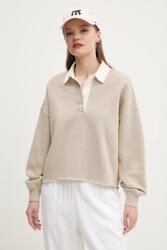 Abercrombie & Fitch felső bézs, női, sima, KI152-5113 - bézs M