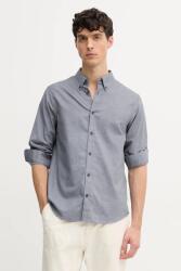 Giorgio Armani pamut ing férfi, legombolt galléros, sötétkék, regular, XM000442 AF13080 - sötétkék L