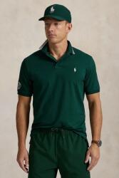 Ralph Lauren poló zöld, sima, 710970483 - zöld XL