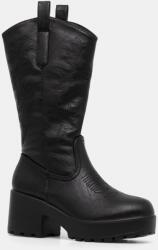 Koi Footwear csizma Wintu Long Chunky Western Boots fekete, magassarkú, ND90V - fekete Női 39