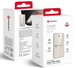 Forcell F-ENERGY F5K8 Super Slim powerbank kompatibilis MagSafe PD3.0 QC4.0 15W 5000 mAh titán desszert