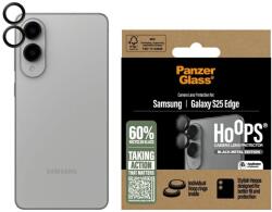 Panzer Hoops lencsevédő edzett üveg Samsung Galaxy S25 Edge-hez - Fekete üvegfólia